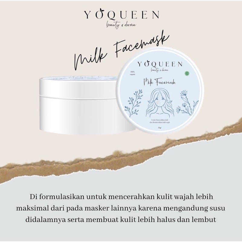 Masker Organic Yoqueen
