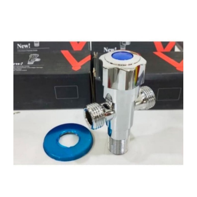 Stop kran double 1/2 inch / stop kran double shower