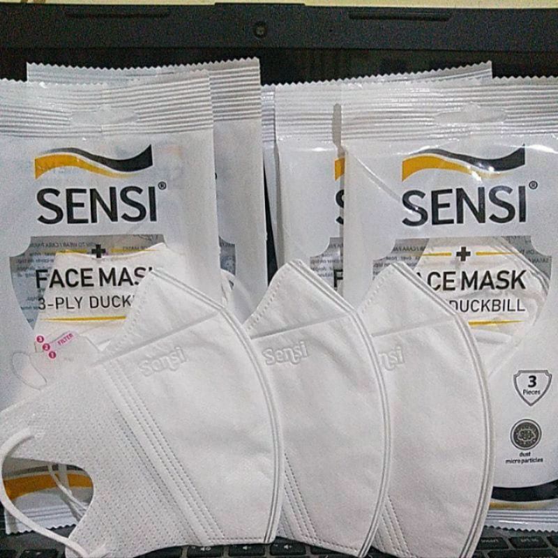 masker duckbill earloop sensi murah