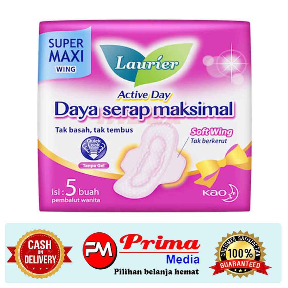 Laurier Active Day Maxi Wing 5buah