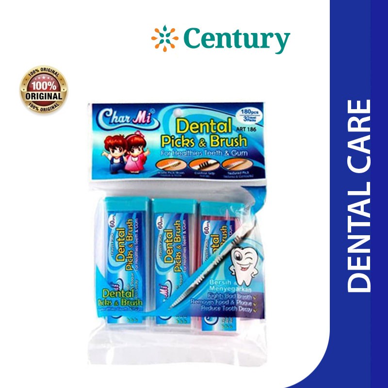 Charmi Dental Picks&Brush 180pcs
