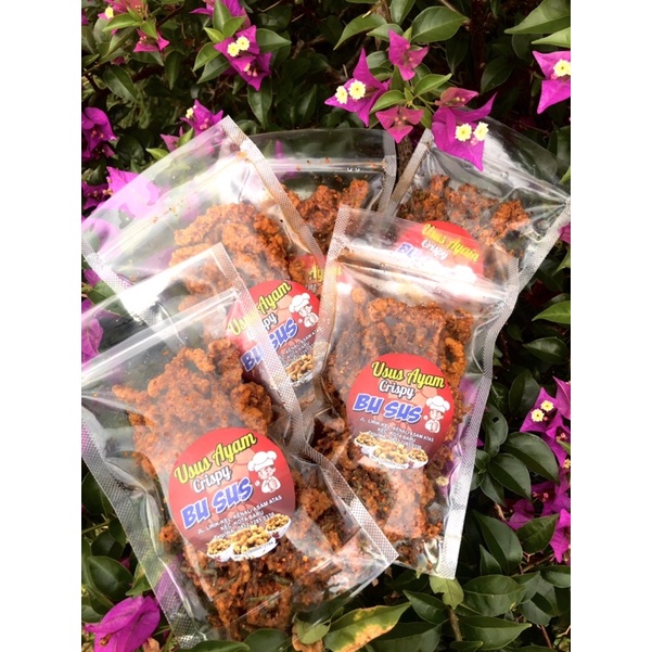Usus crispy pedas daun jeruk