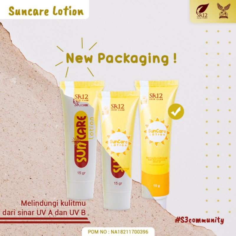 SUNCARE LOTION SR12