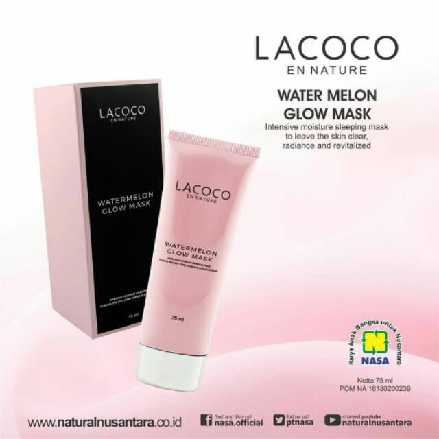 LACOCO WATERMELON GLOW MASK