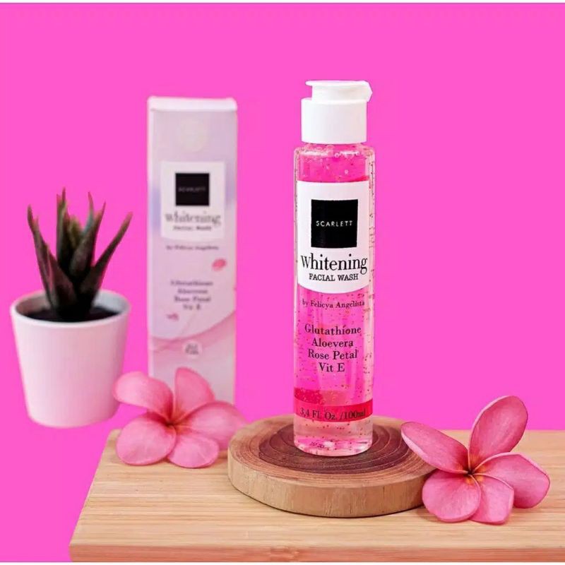 Facial wash scarlet
