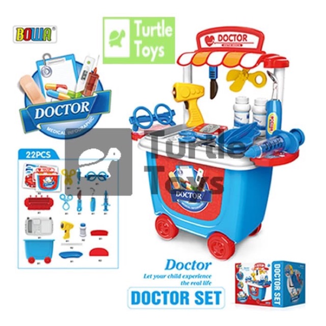 Mainan Doctor Trolley Dus