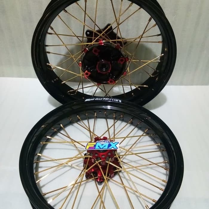Velg Set CRF Red Gold