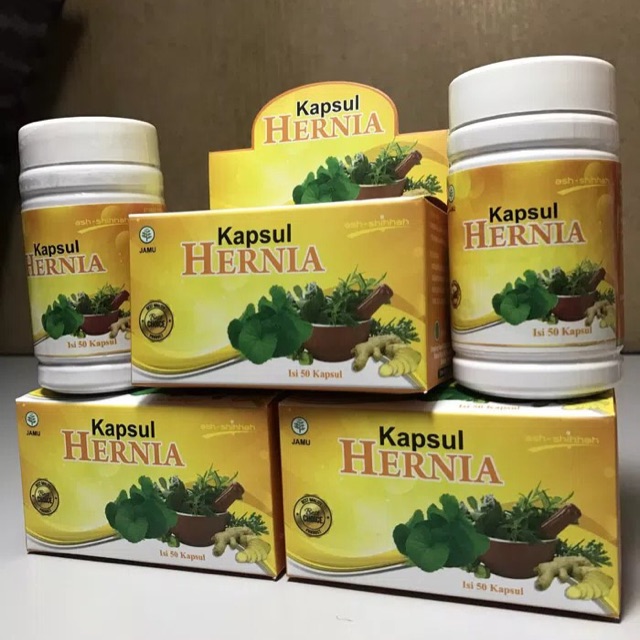 KAPSUL HERNIA HERBAL 100% ALAMI