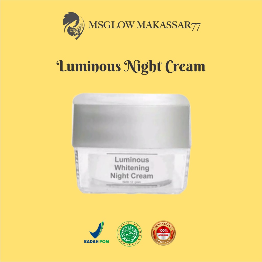 Luminous Night Cream MsGlow