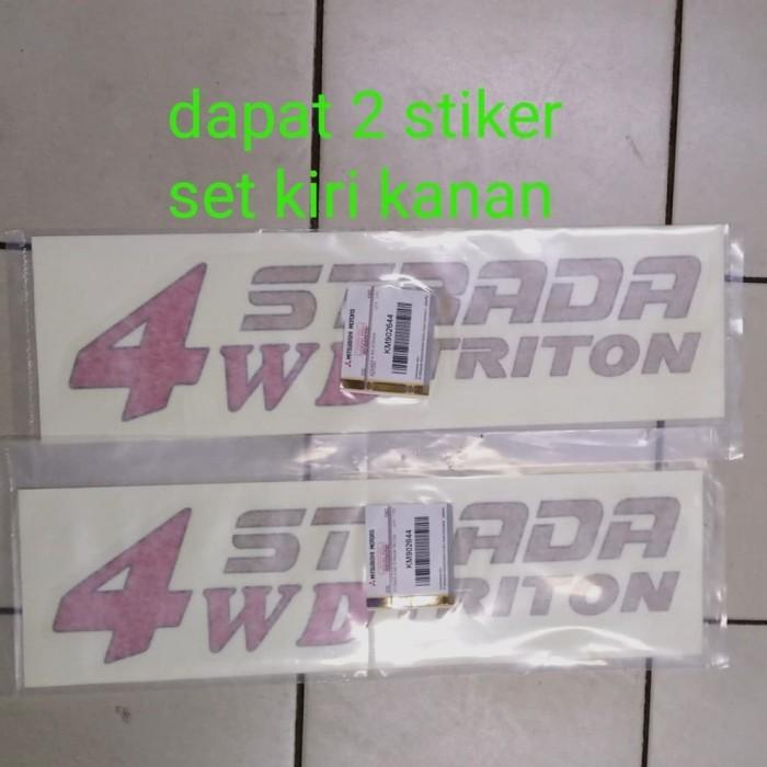 stiker 4WD strada triton original L/R