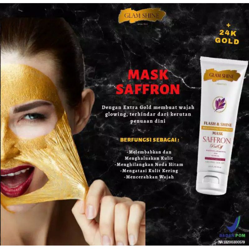 mask safron glameshine