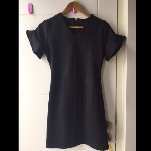 Black Ruffle Dress