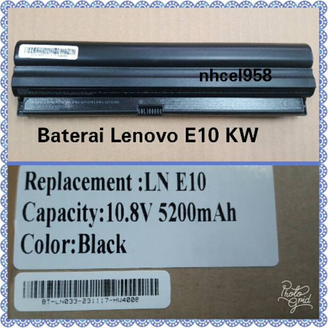 ✅Baterai Lenovo E10 KW