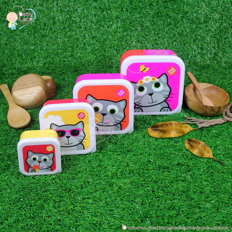 TUM TUM NESTING SNACKPOTS CAT - 4PCS
