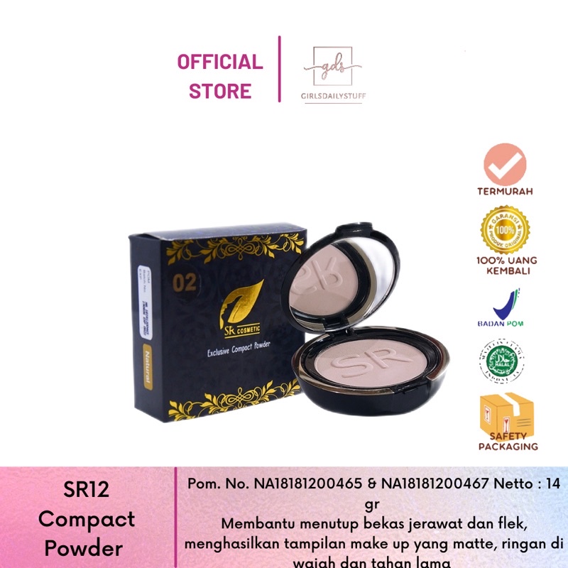 ⭐️ GDS ⭐️ SR12 Exclusive Compact Powder