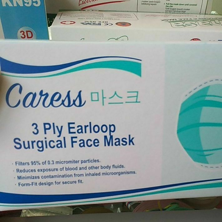 masker earloop box isi 50pcs