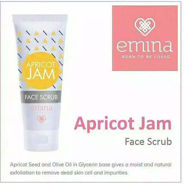 Emina face scrub apricot jam