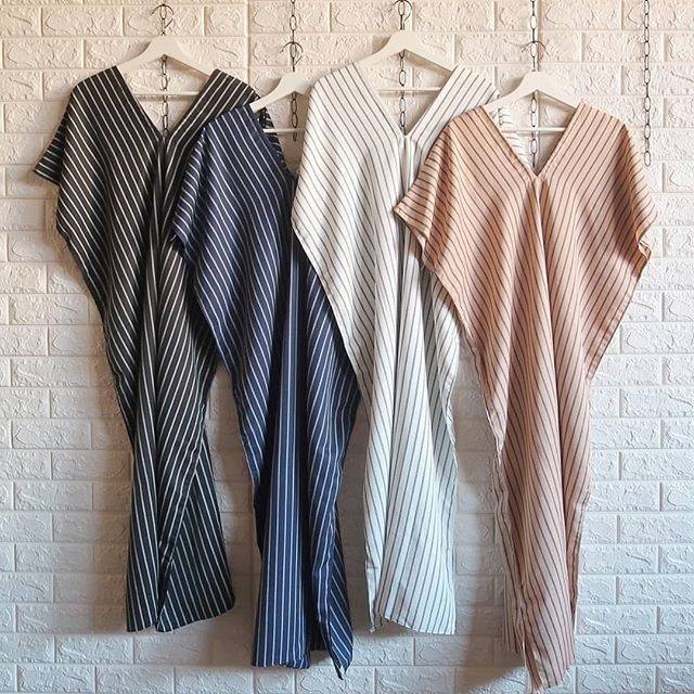 VSTRIPE KAFTAN BASIC