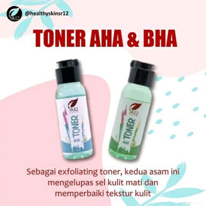 TONER BHA-AHA - SR12 - Atasi Jerawat