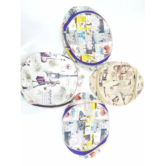 Tas Kosmetik Motif Paris