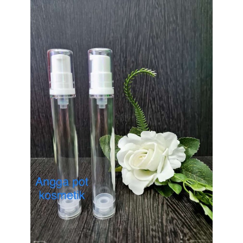 botol airless pen 15ml trasparan