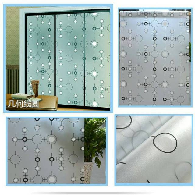 Sticker kaca sunblast kode SK121 circle link