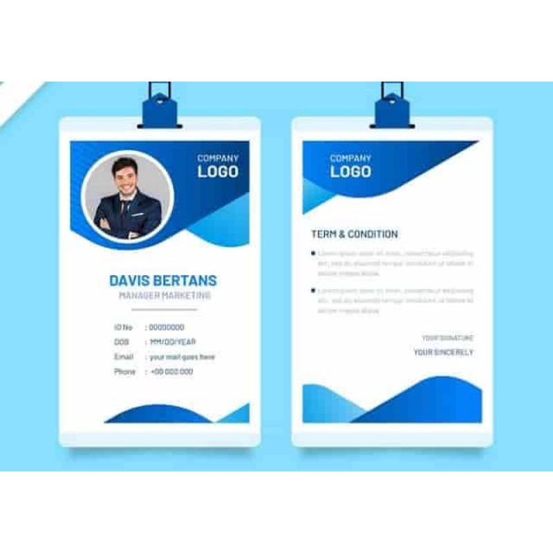 ID PVC custom satuan