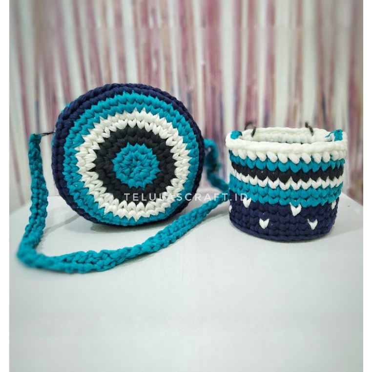 Special Couple bag Macaron  & pouch