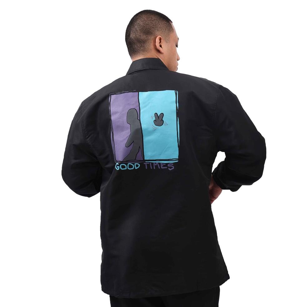 LEAF Logical Black Coach Jacket {KAD.19Au22ž}