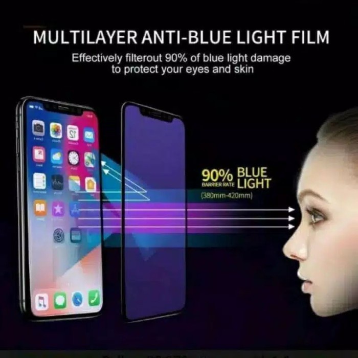 Blue glass Redmi note 9 pro / blue light Redmi note 9 pro