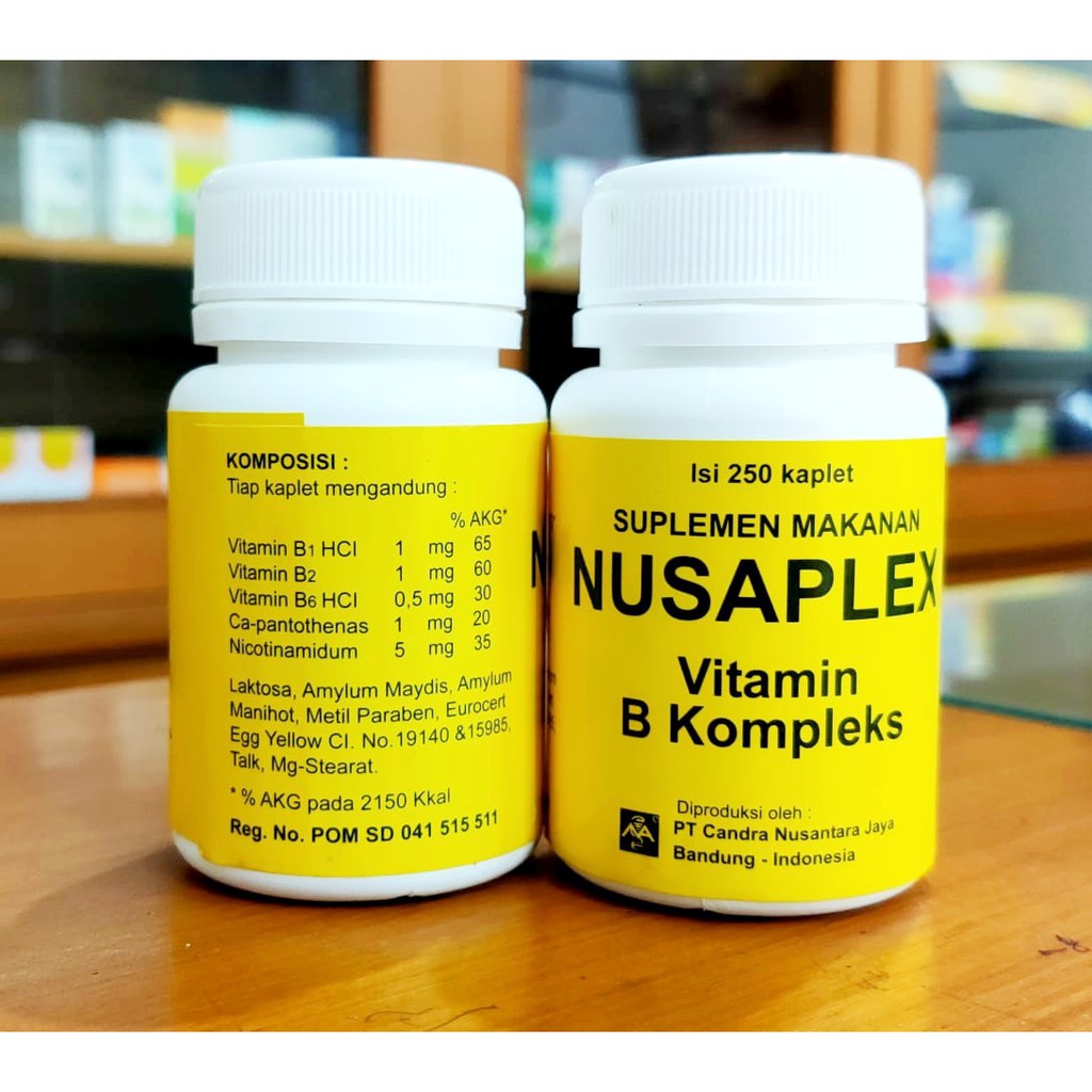 Nusaplex Vitamin B Complex Pot 250 Tablet
