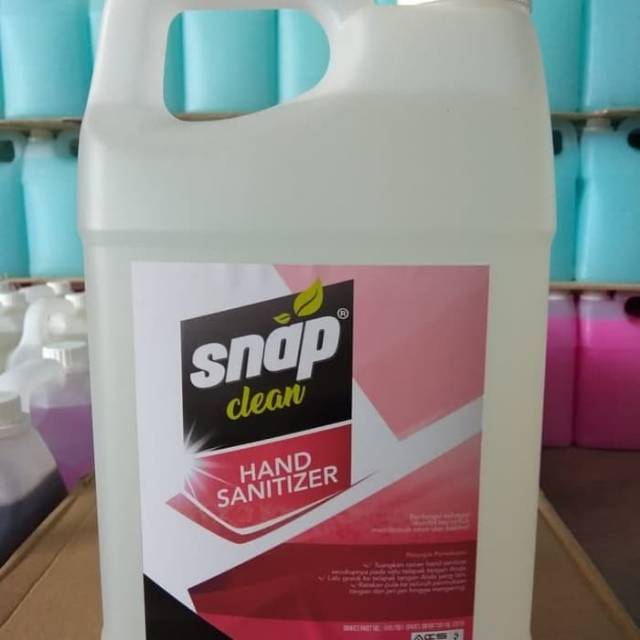 Hand sanitizer snap clean 4 liter
