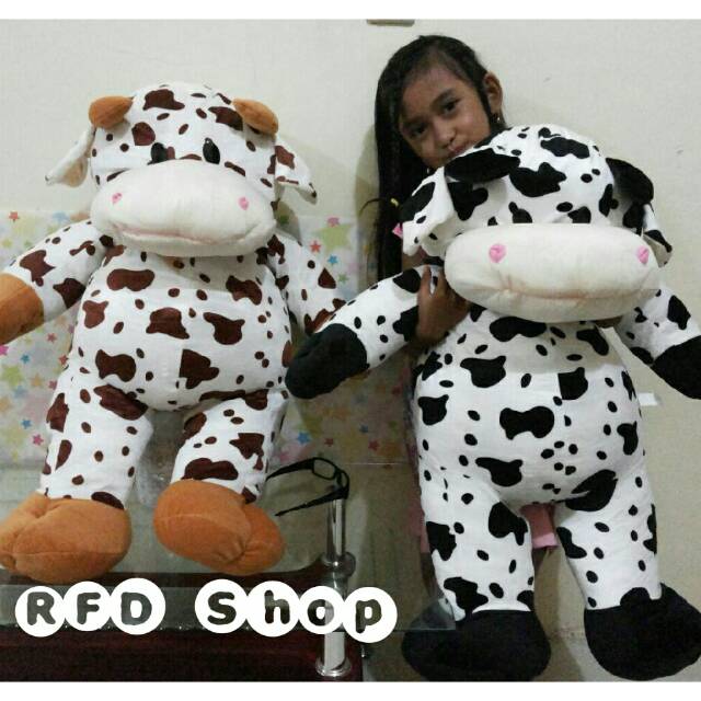 Boneka Sapi Hitam Coklat Jumbo Istimewa
