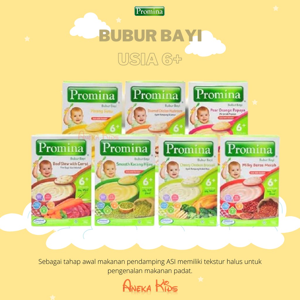 Promina bubur tim 6+ sapi wortel