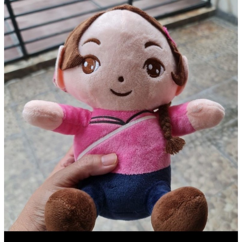 boneka lembut cewe lucu