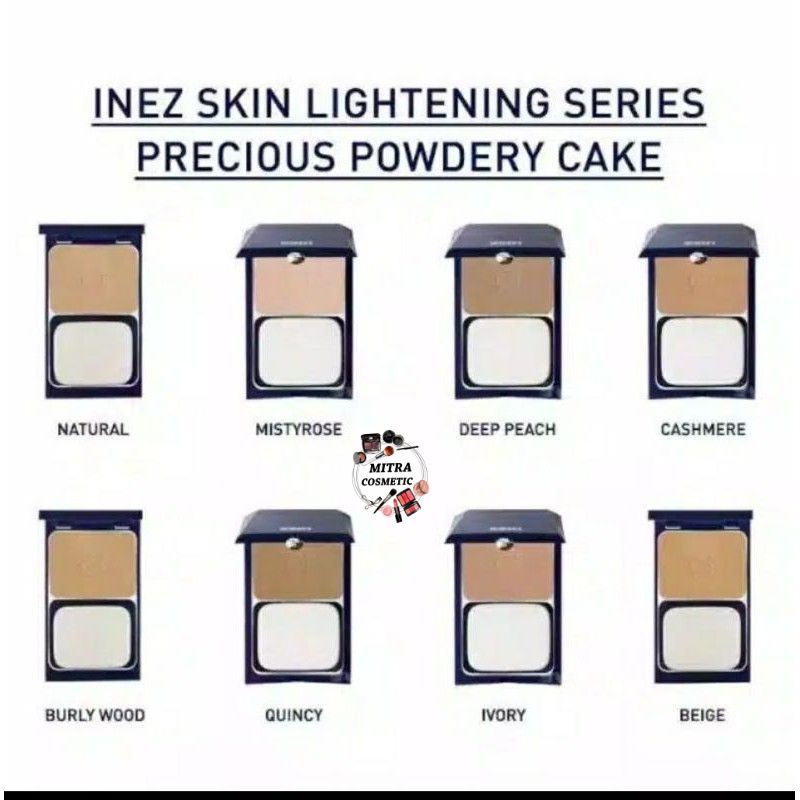 Inez Precious Powdery Cake Tempat / Refil
