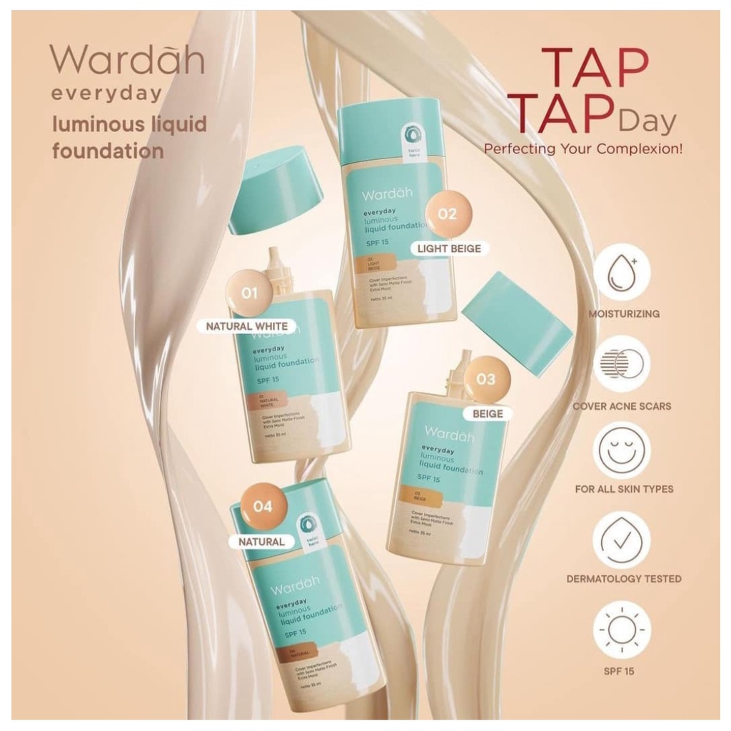 WARDAH LUMINOUS EVERYDAY LIQUID FOUNDATION
