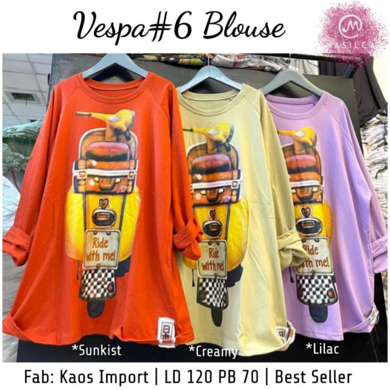 Vespa #6 blouse by masilca