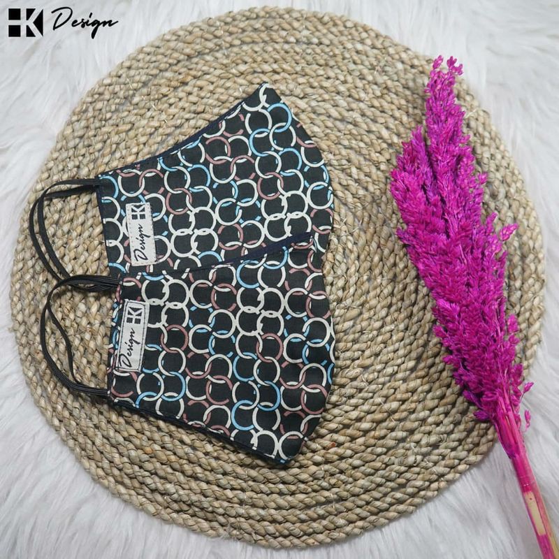 Masker Custom Two Tone Earloop by HK Design