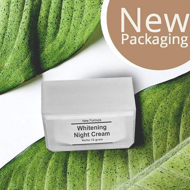 Whitening night cream