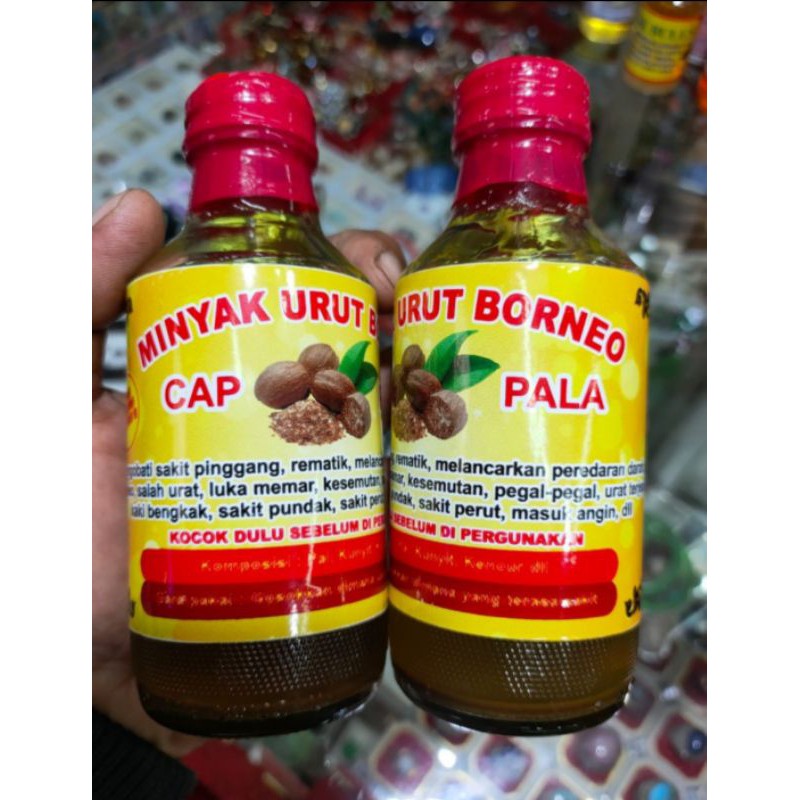 Minyak Urut Borneo Cap Pala