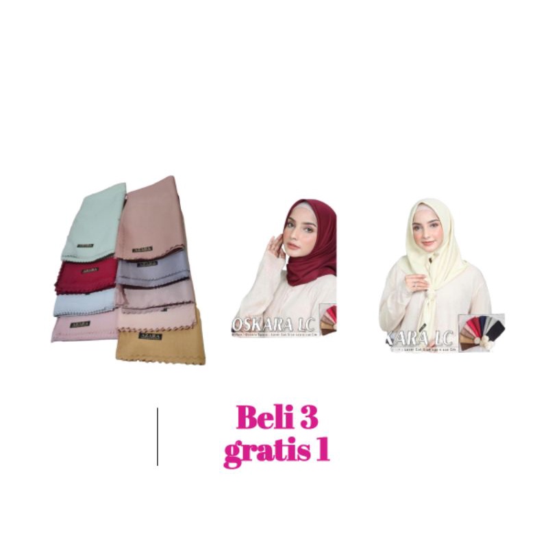 KERUDUNG SEGIEMPAT POLOS
