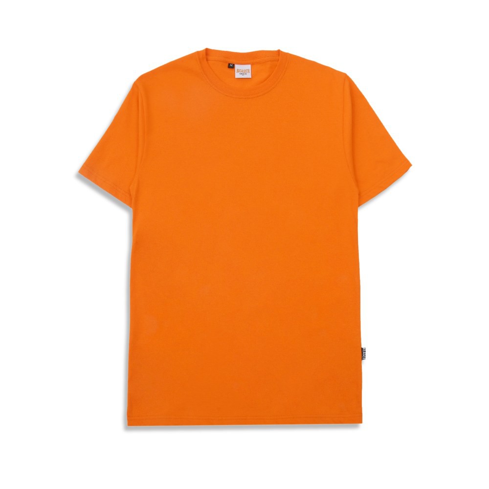 REASER PLAIN - Orange Basic Kaos Polos