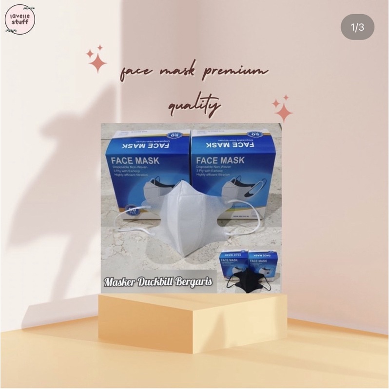 [COD]masker duckbill 50pcs