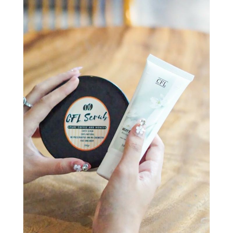 CFL scrub & milly lotion