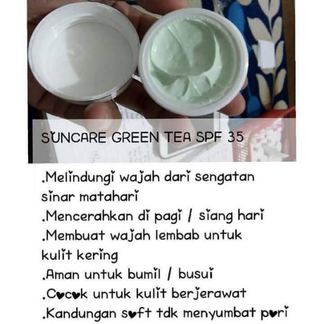 Suncare green tea theraskin
