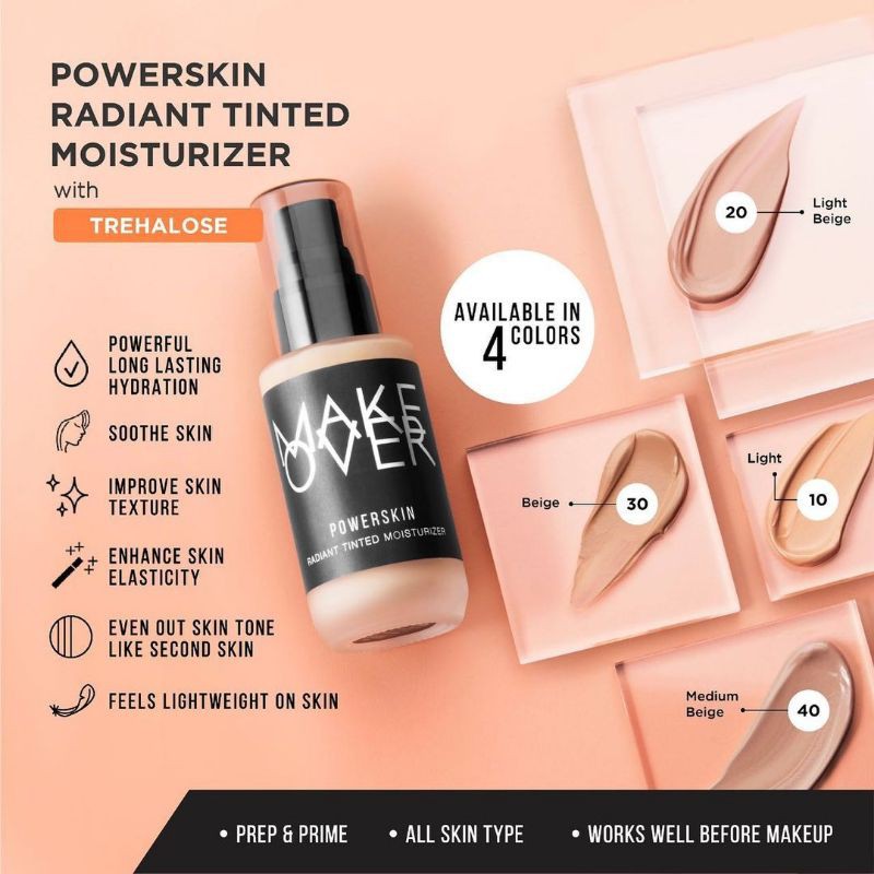 Make Over Powerskin Radiant Tinted Moisturizer