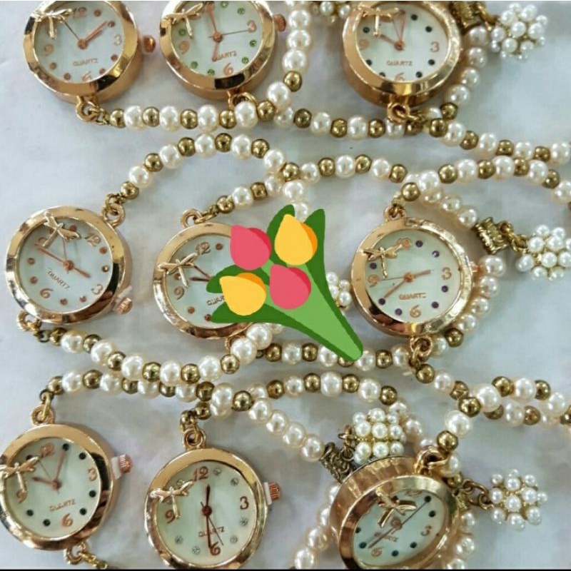 Jam Gelang Mutiara Capung