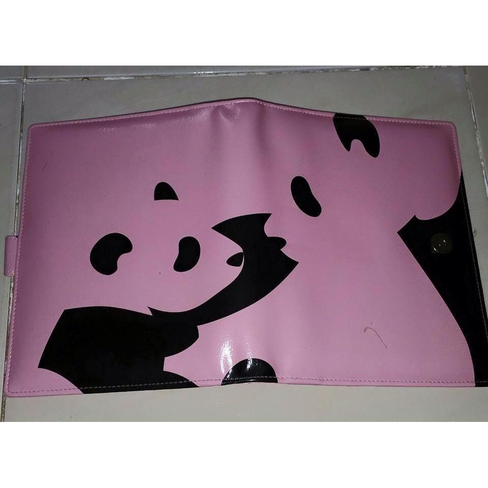 Binder Panda pink