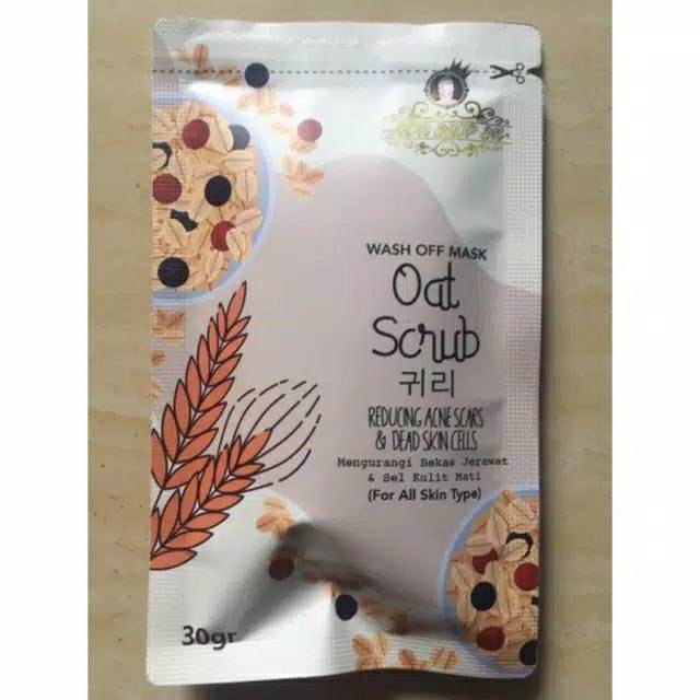 Oat scrub 30gr Kemasan MINI